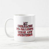 inspirerend positieve houding koffiemok (Links)