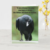 Inspirerend - positieve Kaart (Gele Bloem)