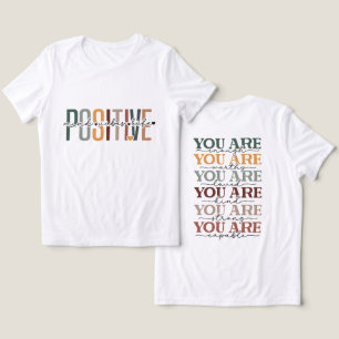Inspirerend positieve mind vibes Tri-Blend shirt