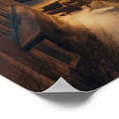 Inspirerend Positieve Vibes Quote Poster (Hoek)