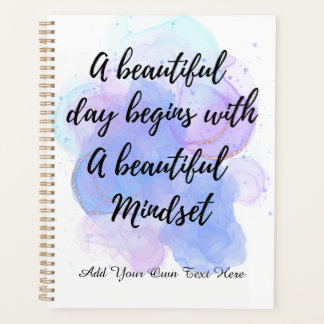 Inspirerend Positive Empowering Typography Quote Planner