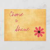 Inspirerend Positive Message Briefkaart (Voorkant)