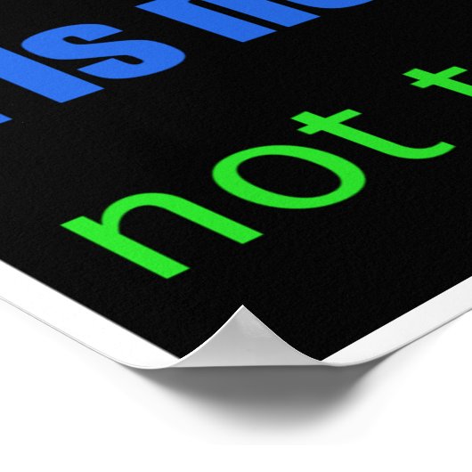 Inspirerend Poster (Hoek)