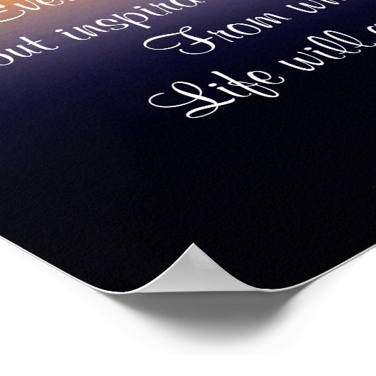 Inspirerend Poster (Hoek)