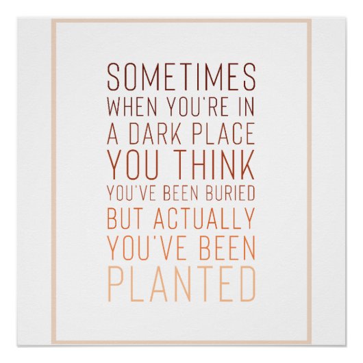 Inspirerend Poster (Voorkant)