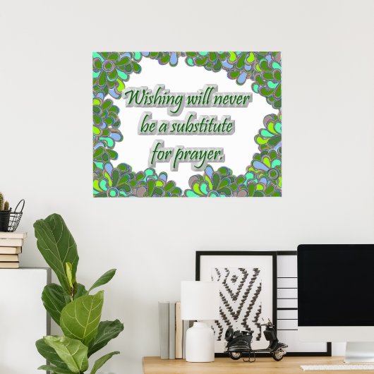 Inspirerend Poster (Thuiskantoor)