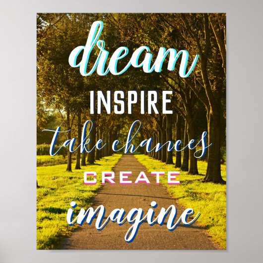 Inspirerend Poster (Voorkant)