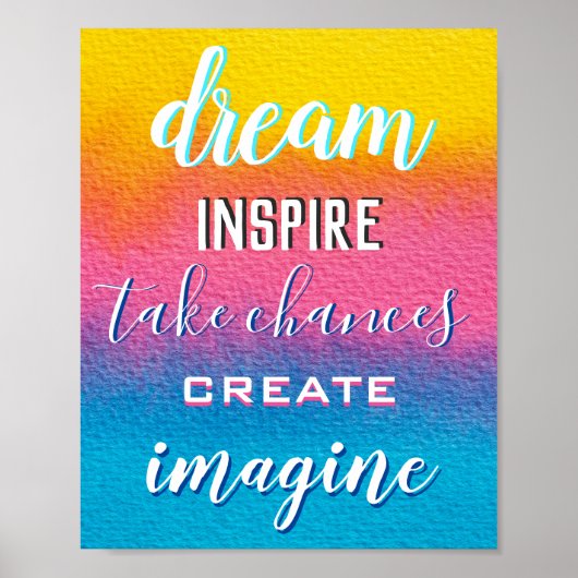 Inspirerend Poster (Voorkant)