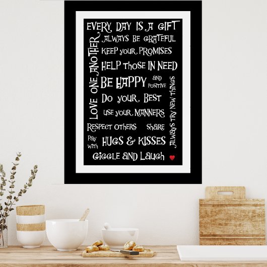 Inspirerend Poster (Keuken)