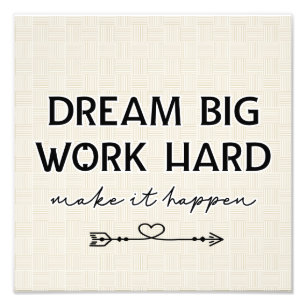 Inspirerend Poster Dream Big
