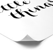 Inspirerend Poster " geniet van de kleine dingen " (Hoek)