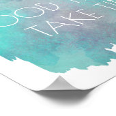 inspirerend poster goede dingen nemen tijd in, cit (Hoek)