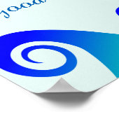 Inspirerend poster "Goede trillingen" (Hoek)