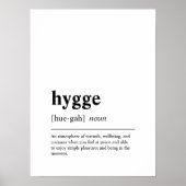 Inspirerend Poster Hygge Quote (Voorkant)