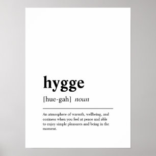 Inspirerend Poster Hygge Quote