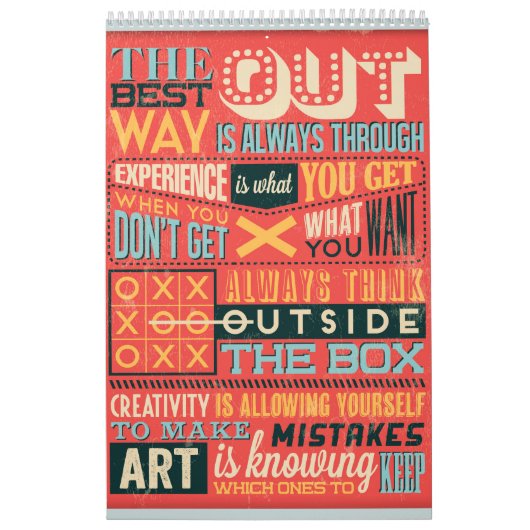 Inspirerend Poster Kalender (Hoes)