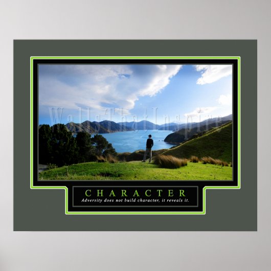 Inspirerend Poster "Karakter" 22x28 (Voorkant)