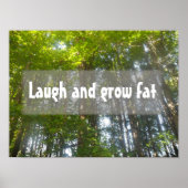 Inspirerend poster lachen en vet kweken (Voorkant)