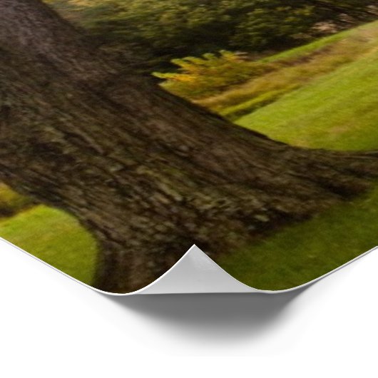 INSPIREREND POSTER MET EEN WIT-KERK (Hoek)