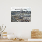 Inspirerend Poster Neem een stap terug (Keuken)