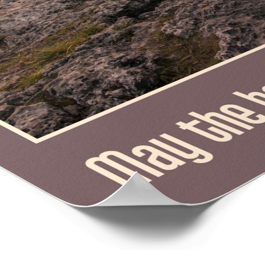 Inspirerend poster van de bergpas (Hoek)