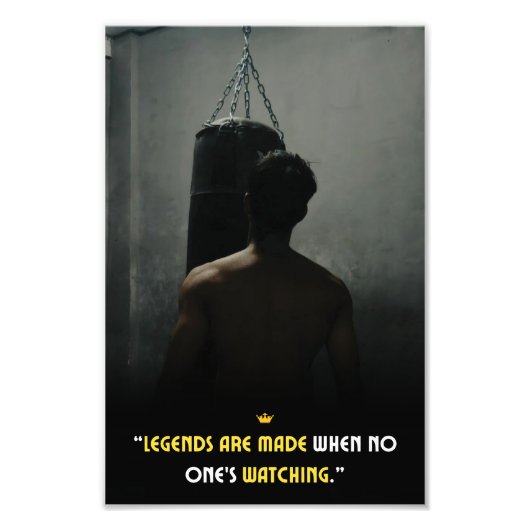 Inspirerend Poster voor ondernemers, sporters (Voorkant)