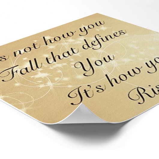 inspirerend poster voor prijsopgave (Hoek)