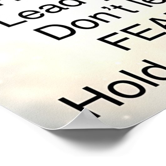 inspirerend poster voor prijsopgave (Hoek)