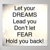 inspirerend poster voor prijsopgave (Voorkant)