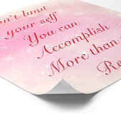 inspirerend poster voor prijsopgave (Hoek)