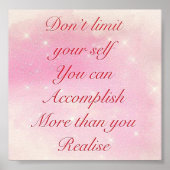  inspirerend poster voor prijsopgave (Voorkant)