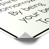 inspirerend poster voor prijsopgave (Hoek)