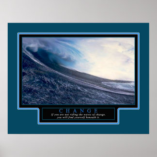Inspirerend Poster "Wijzigen" 22x28