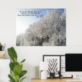 Inspirerend Poster winterlandschap (Thuiskantoor)