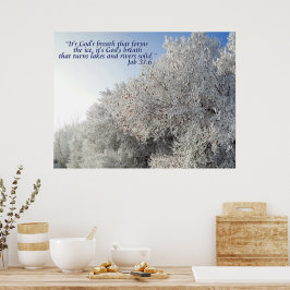 Inspirerend Poster winterlandschap