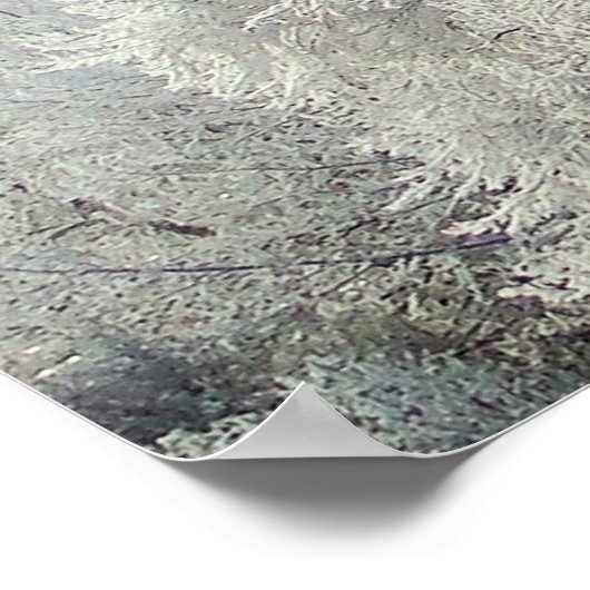 Inspirerend Poster winterlandschap (Hoek)