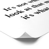 inspirerend poster zwart-wit (Hoek)