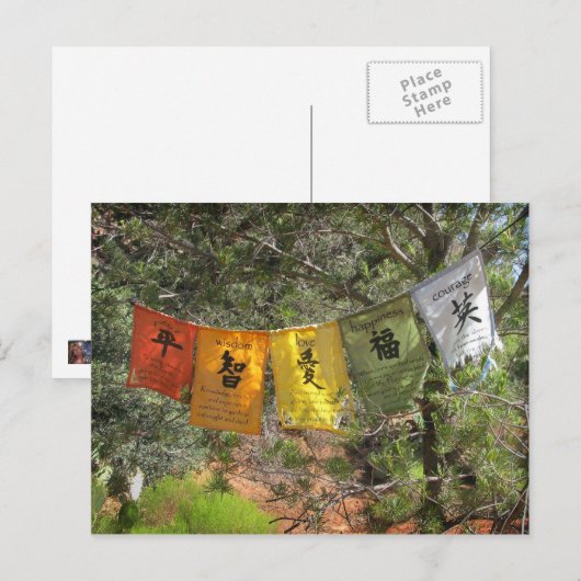 Inspirerend Prayer Flags Briefkaart (Voorkant / Achterkant)