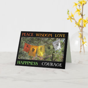 Inspirerend Prayer Flags Kaart