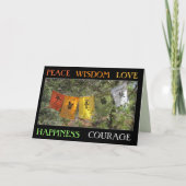 Inspirerend Prayer Flags Kaart (Voorkant)
