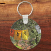 Inspirerend Prayer Flags Sleutelhanger (Voorkant)