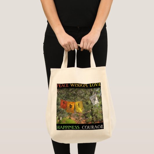 Inspirerend Prayer Flags Tote Bag (Voorkant (product))