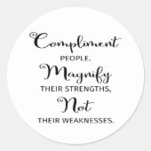 Inspirerend prijsaanbiedingen ronde sticker (Voorkant)