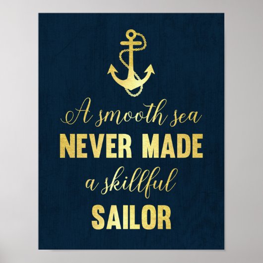 Inspirerend prijsaanduiding Anchor print gold foli (Voorkant)