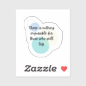 Inspirerend prijsaanduiding sticker (Vel)