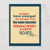 Inspirerend prijsaanduiding — Typografie Briefkaart (Voorkant)