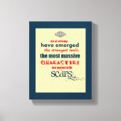 Inspirerend prijsaanduiding — Typografie Canvas Afdruk (Voorkant)