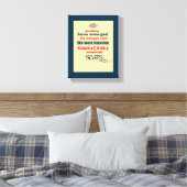 Inspirerend prijsaanduiding — Typografie Canvas Afdruk (Insitu (Slaapkamer))