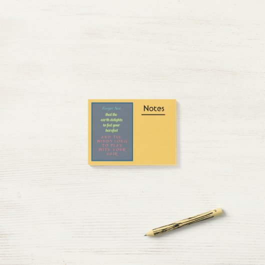 Inspirerend prijsaanduiding — Typografie Post-it® Notes (Op bureau)