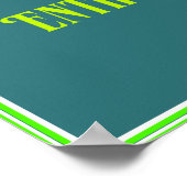 Inspirerend prijsaanduiding — Typografie Poster (Hoek)